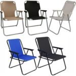 Folding Camping Chairs Fishing Deck Chair Garden Outdoor Patio Beach Picnic