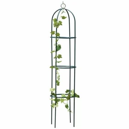 1.9m Outdoor Garden Metal Obelisk Climbing Plant Flower Support Frame Trellis