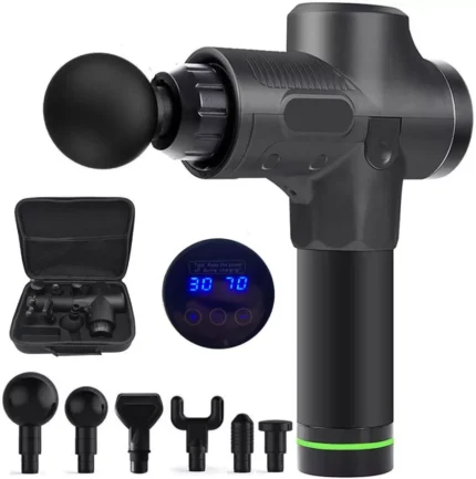 30 Speed LCD Massage Gun Percussion Massager Muscle Relaxing Therapy Deep Tissue