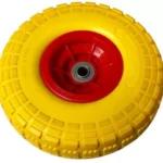 2 x 10" Puncture Burst Proof Solid Rubber Sack Truck Trolley Wheel Spare Tyres