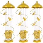 Birds Finch Seed Garden Wildlife Hanging Birds Feeding Station Bird Feeders 3PK