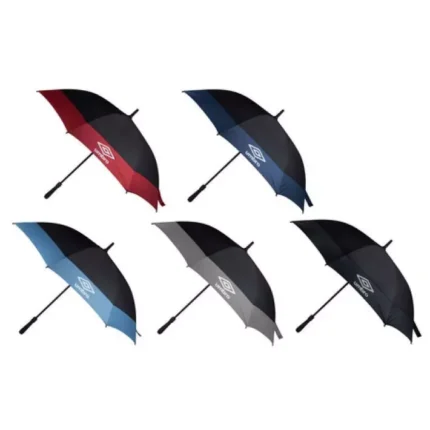 Umbro Large Stick Umbrella Handle Umbrella for Men Women 120cm Various Colors