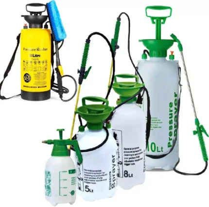 2L 5L 8L Garden Pressure Sprayer – Portable Hand Pump Chemical Weed Spray Bottle