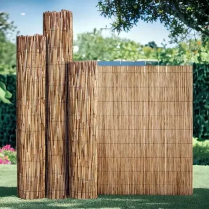Slat Reed Garden Fencing Fence Panel Screening Roll Outdoor Screen 1m x 3m