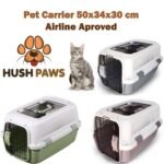 Large Pet Carrier Transport Travel High Quality Material (Most Airline Approved)
