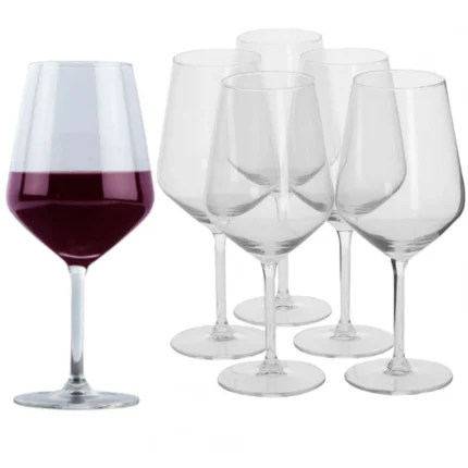 6 x Champagne Flutes 53CL Cava Prosecco Glass Bubbles Wine Glasses Dishwasher