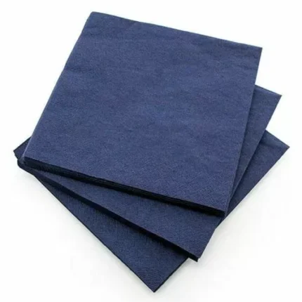 100 x PREMIUM 2 PLY PAPER NAPKINS TABLEWARE PARTY SUPPLIES CELEBRATION SOFT BLUE