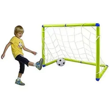 Children's Junior Kid's Football Goal Soccer Xmas Toy Set with Ball Net Pump